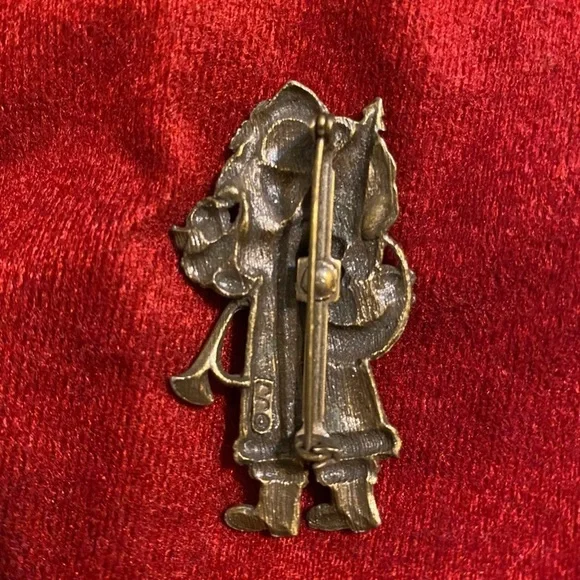 JJ vintage Santa Claus brooch - Picture 3 of 5